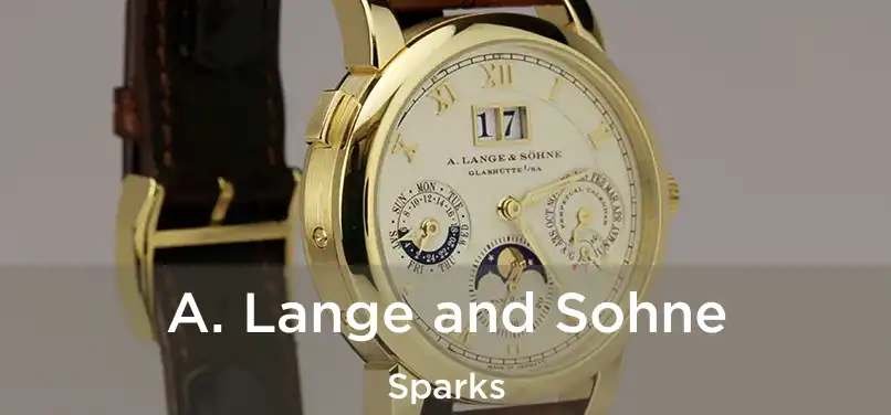 A. Lange and Sohne Sparks